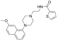 Skeletal formula of S-14671