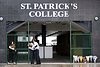 St Patrick's College staff console each other the day after stabbing of Elliott Fletcher