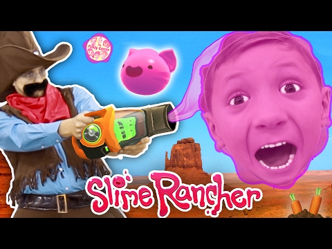 Gooey, Squishie Slimes Monsters vs. FGTEEV Sheriff (Slime Rancher Farm Gameplay / Skit)