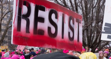 Women take to the streets to fight against Trump