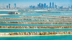 The Palm Jumeirah in Dubai.