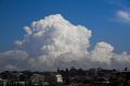 Clouds build over Sydney on Monday as parts of NSW are on a severe weather warning. 