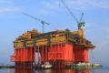 Construction of the central processing facility for Inpex's Ichthys LNG project in a South Korean shipyard