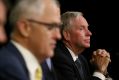 Prime Minister Malcolm Turnbull with defeated WA Premier Colin Barnett.