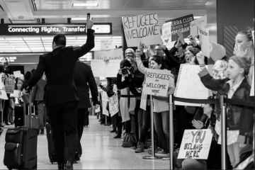 Dulles International Airport (VA) Muslim Ban Protest (Photo by Geoff Livingston)