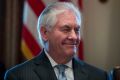 Secretary of State Rex Tillerson is the former CEO of ExxonMobil.