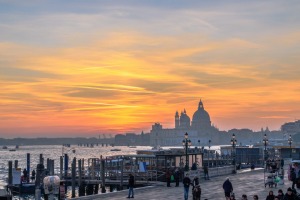 Late afternoon in Venice, was about 2 degrees.