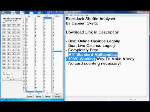 Free Blackjack Advantage Software - Shuffle Analysis