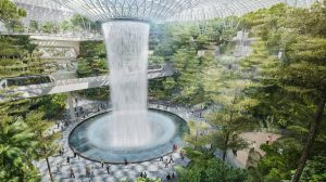 Jewel Changi Airport's magnificent Forest Valley. Changi Jewel, Singapore.? Stroy by Stephen Clark life & Leisure.