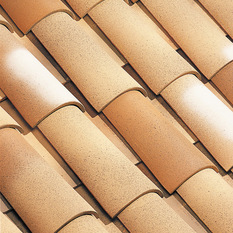 Cauzac half round tiles Provence - Roofing And Gutters
