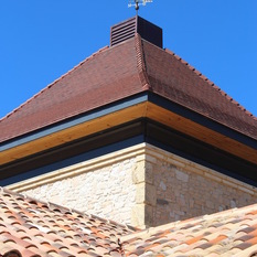 Cauzac half round and shingle tiles project - Roofing And Gutters