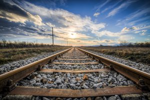 Railroad tracks - Train track - Train rails