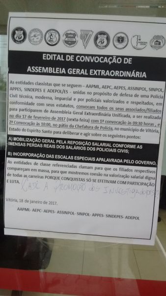 Austeridade,  contagem de corpos e o autoritarismo: o caso do chamado caos no Espírito Santo