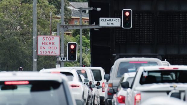 The Spit Bridge, a lift bridge that spans Middle Harbour. Premier Gladys Berejiklian has committed to a road tunnel ...