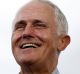 Prime Minister Malcolm Turnbull addresses the media after his tour of the Snowy Hydro Tumut 3 power station in Talbingo, ...