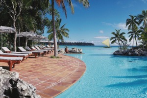 Pool at Le Meridien in Noumea, New Caledonia.