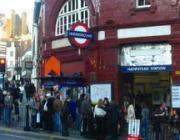 Hampstead tube station