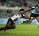 Stuck in the middle: Israel Folau of the Waratahs