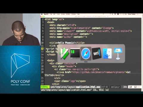 PolyConf 14: Creating a chat application in 15 minutes with Phoenix / Darko Fabijan