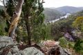 View from the lower falls where the Ginninderra Creek meets the Murrumbidgee River.