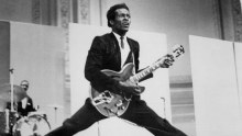 Chuck Berry performs in the 1960s