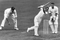 An eye for the sharp single: Peter Richardson playing against New Zealand at Old Trafford, 1958.