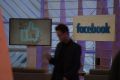 A Facebook office in Berlin. A report published on Tuesday found that Facebook and Twitter had failed to meet a German ...
