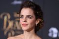 Emma Watson arrives at the world premiere of Beauty and the Beast at the El Capitan Theatre in Los Angeles. 