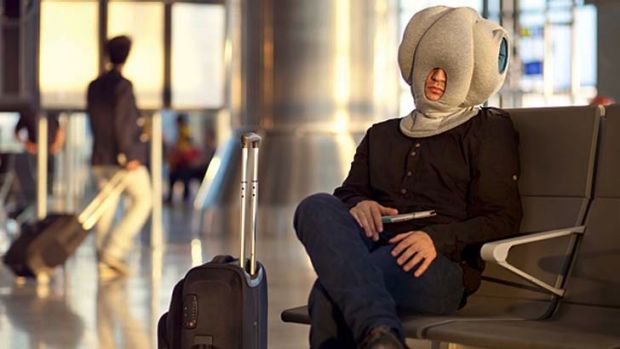 The 'Ostrich Pillow' is a new portable device that its inventors say will "enable power naps anytime, anywhere," ...