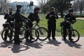 US Secret Service officers stand in the cordoned off Lafayette Park after a security incident near the fence of the ...