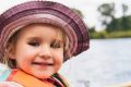 Michelle Fischer, Galen Ashley and their daughter Maleah Ashley, 3, enjoying a day on Lake Burley Griffin.