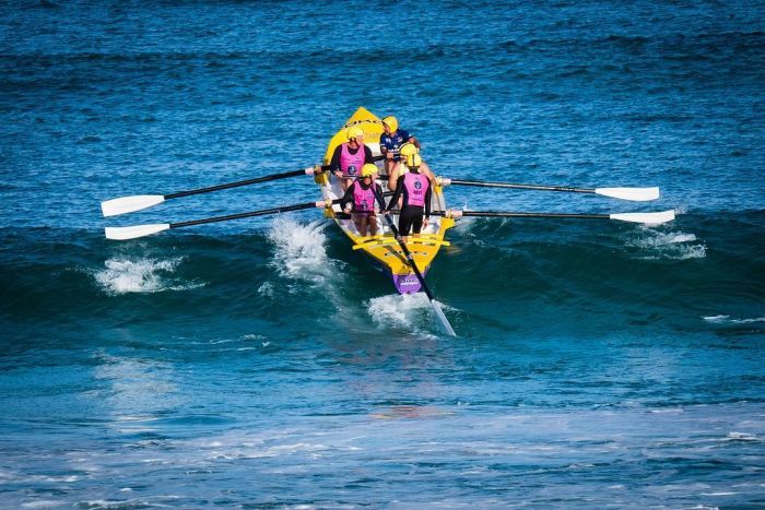 Surfboat training