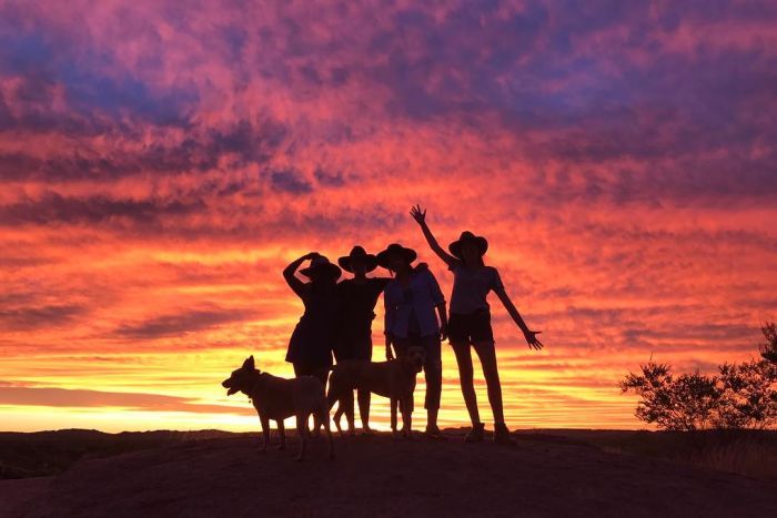 Sunset silhouette