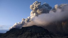 Smoke billows from Eyjafjallajokull volcano