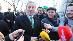 An Taoiseach i mbun agallaimh i Nua Eabhrac