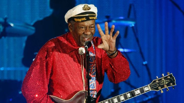 Chuck Berry was given a Grammy lifetime achievement award in 1984. (Photo: Reuters/Eric Gaillard)