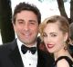 Happier times: Melissa George and her husband Jean-David Blanc.