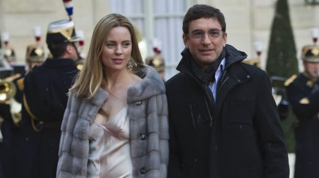 Australian actress Melissa George and former husband Jean-David Blanc in happier times.