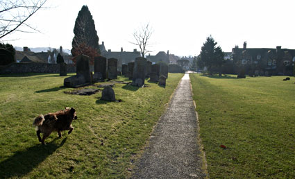 Thames path, Amersham to Chalfont St Giles walk, The Chilterns, Buckinghamshire, Jan 2006