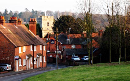 Amersham to Chalfont St Giles walk, The Chilterns, Buckinghamshire, Jan 2006