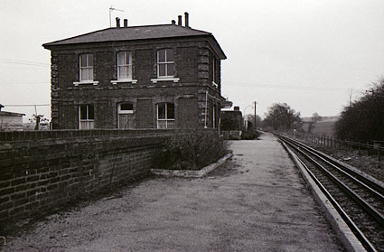 Blake Hall view, Epping to Ongar railway line, Essex