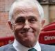 SYDNEY, NEW SOUTH WALES - MARCH 17: PM Malcom Turnbull arrives at the Memorial Service for Bill Leak at Sydney Town Hall ...