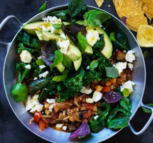 Smoky chickpea, aubergine and tomato one pot.