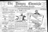 A front page of the Dungog Chronicle from the 1890s.