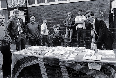 Tony Wakeford (Death in June / Sol Invictus) with the National Front in Brick Lane