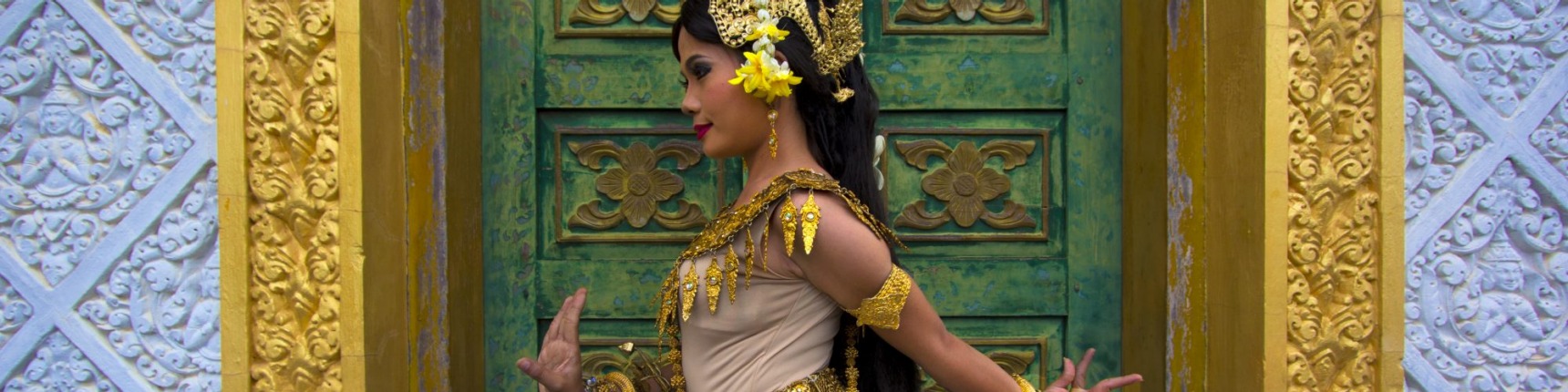 Woman dancing, Cambodia