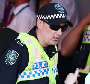 Investigation: Police speak to Adelaide staff in the tunnel after allegations Brisbane assistant coach Ross Aloisi ...