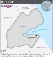 Map of Djibouti