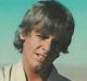 Mark Hamill as Luke Skywalker on the first day of filming Star Wars in 1976.