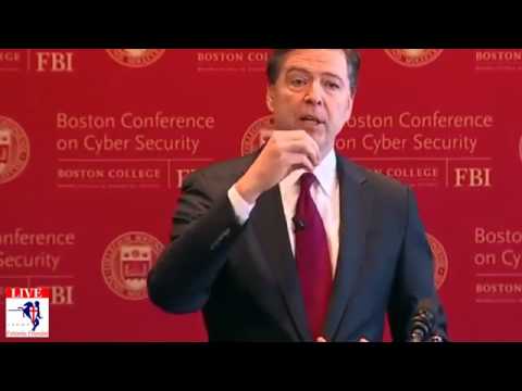 FBI Director James Comey Gives Speech at Boston Cyber Security Summit 2017